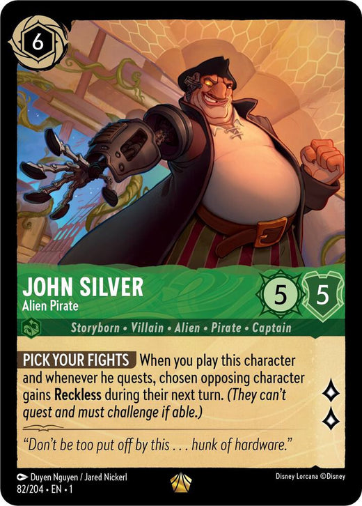 John Silver - Alien Pirate 82/204 Legendary