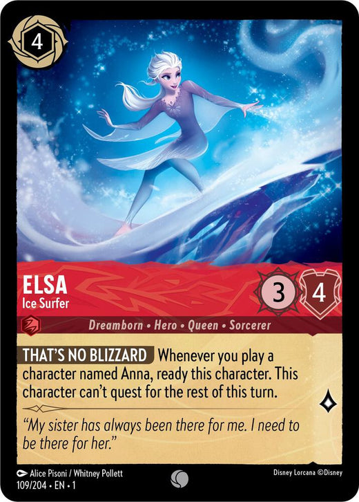 Elsa - Ice Surfer 109/204 Common