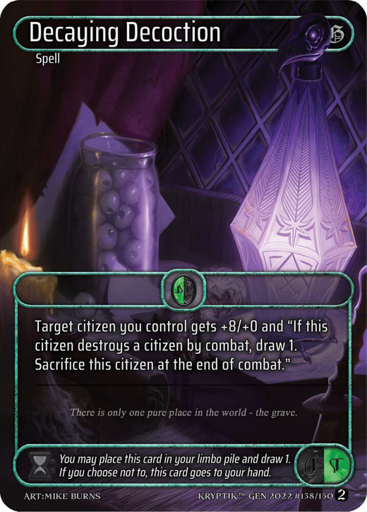 Decocción decadente (Topper de caja) 138 Común Foil