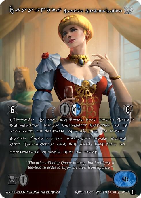 Cassandra, Socialité Astuta (Idioma Kryptik de Plata) 11 Común Foil