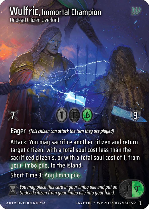 Wulfric, Campeón Inmortal 37 Noble Raro
