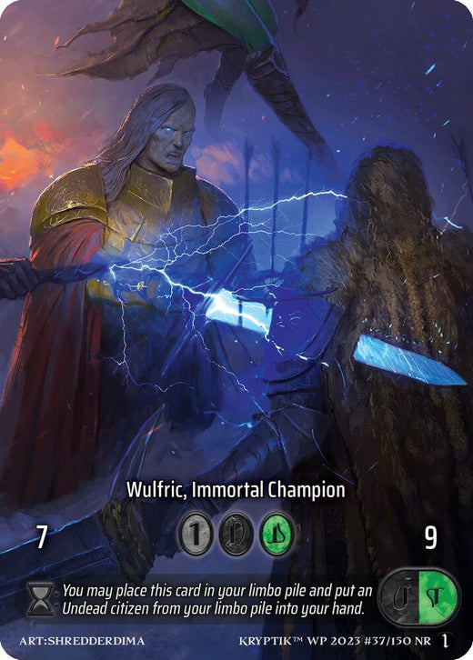 Wulfric, Campeón Inmortal (Topper de Caja) 37 Infrecuente Noble