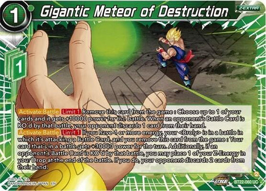 Gigantic Meteor of Destruction BT22-060 Uncommon