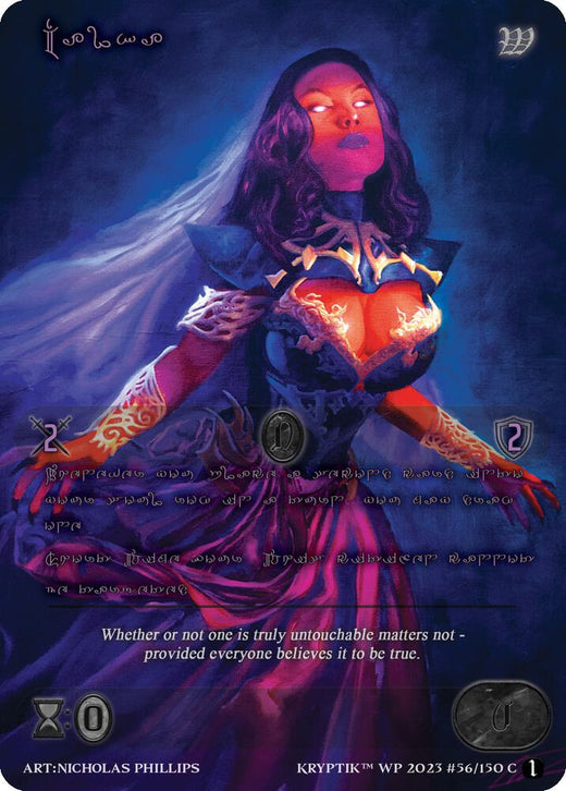 Malka (Lenguaje Kryptik Morado) 56 Común