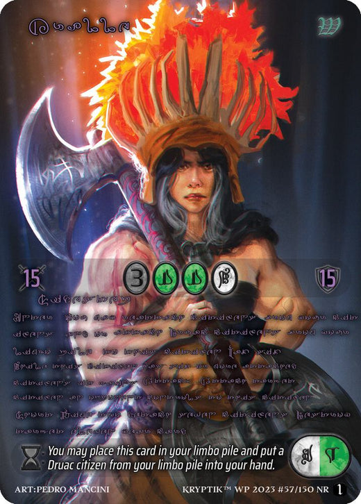 Kralle (Lenguaje Críptico Morado) 57 Rara Noble
