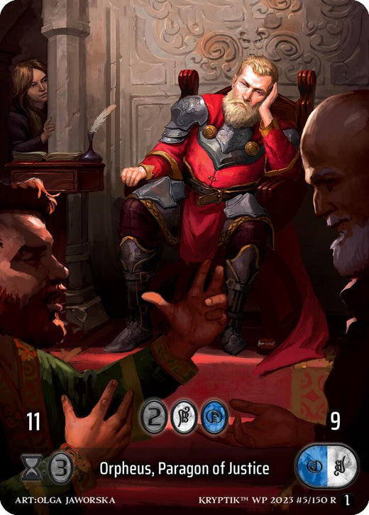 Orfeo, dechado de justicia (Topper de caja) 5 Rara