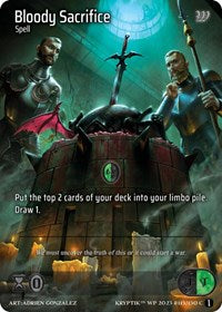 Bloody Sacrifice | Wicked Prophecy [Wave 1] | Common | Foil | #115
