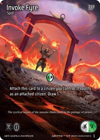 Invoke Fyre | Wicked Prophecy [Wave 1] | Common | Foil | #121