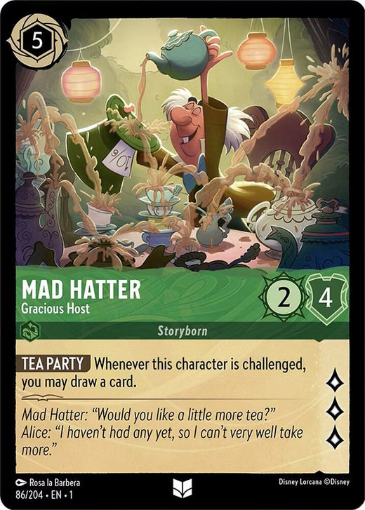 Mad Hatter - Gracious Host 86/204 Uncommon