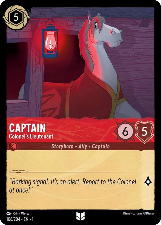 Captain - Colonel's Lieutenant 106/204 Uncommon