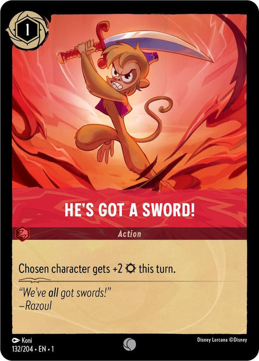 He's Got A Sword! 132/204 Common