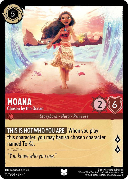 Moana - Chosen by the Ocean 117/204 Uncommon