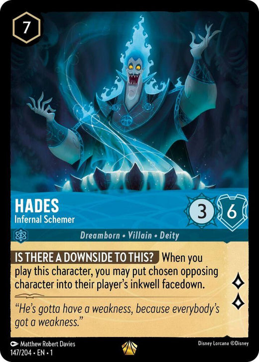 Hades - Infernal Schemer 147/204 Legendary
