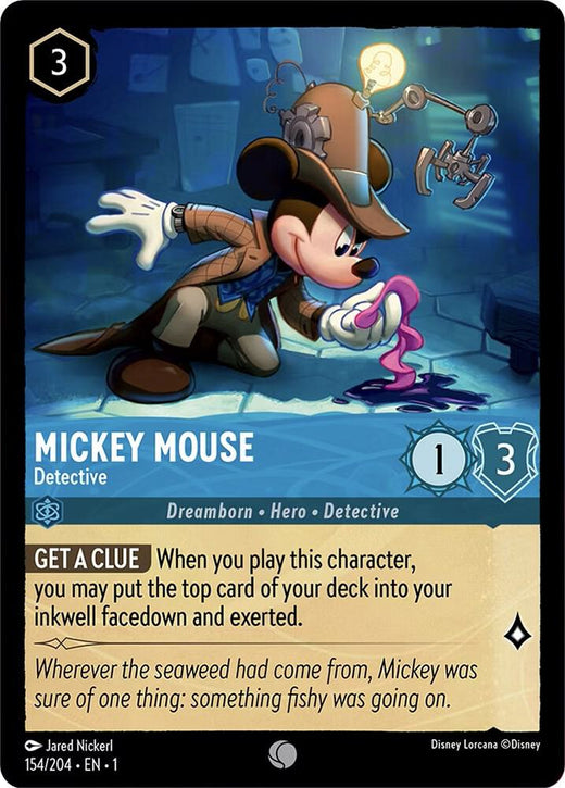 Mickey Mouse - Detective 154/204 Common