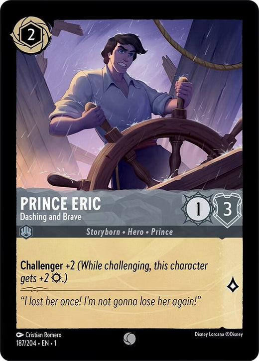 Prince Eric - Dashing and Brave 187/204 Common