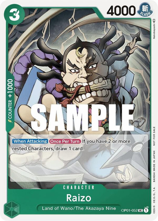 Raizo (Event Pack Vol. 2) OP01-052 PR