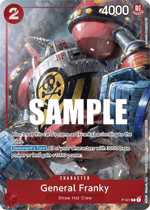 General Franky (Event Pack Vol. 2) P-027 PR Foil