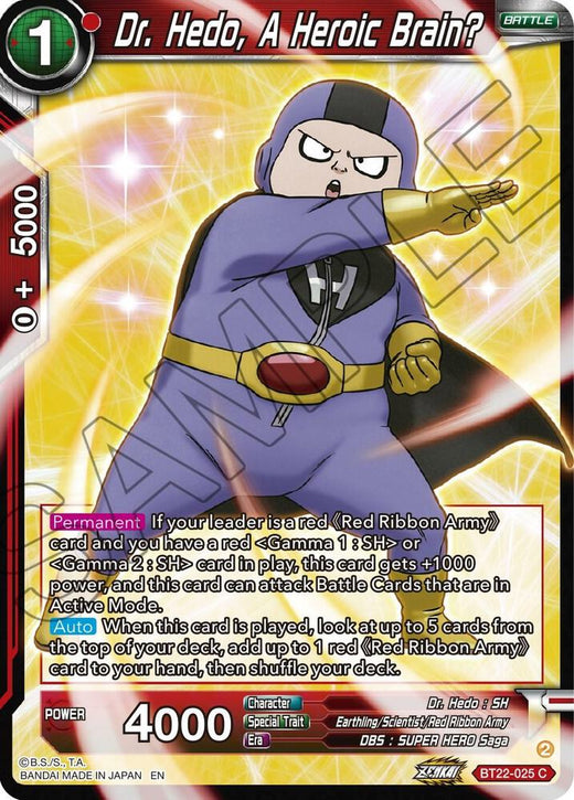 Dr Hedo, A Heroic Brain? BT22-025 Common