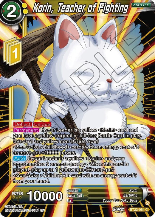 Korin, Teacher of Fighting BT22-084 Common