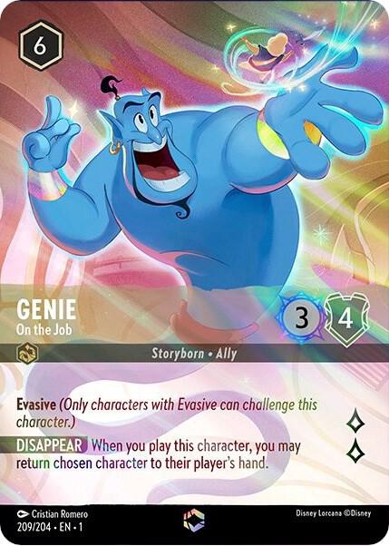 Genie - On the Job (Enchanted) 209/204 Enchanted Holofoil