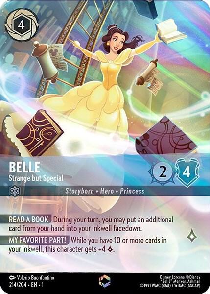 Belle - Strange but Special (Enchanted) 214/204 Enchanted Holofoil