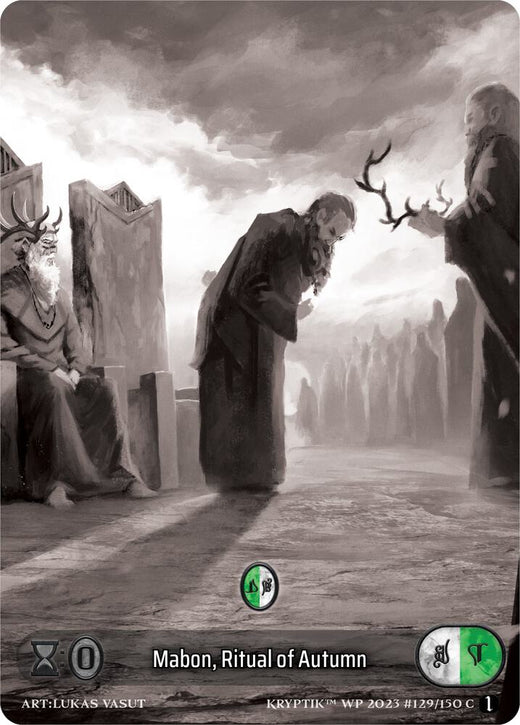 Mabon, Ritual de Otoño (Topper de Caja) 129 Común