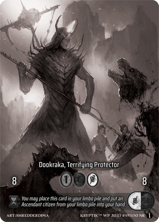 Dookraka, protector aterrador (carta extra) 49 Rara noble