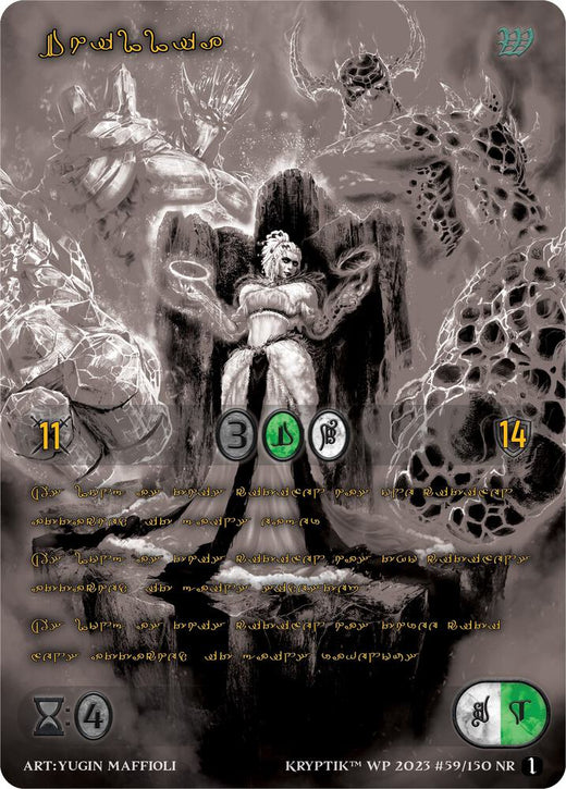 Ghillia (Idioma Críptico de Oro) 59 Noble Raro