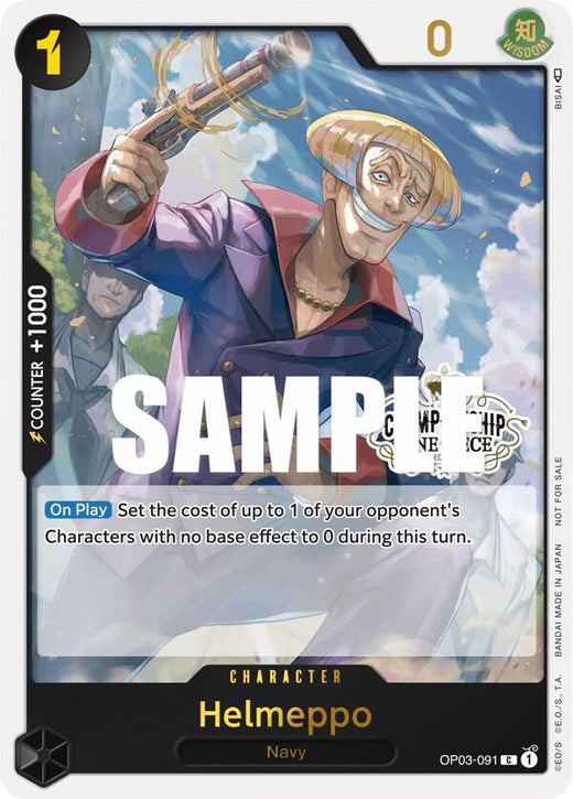 Helmeppo (Store Championship Participation Pack Vol. 2) OP03-091 PR Foil