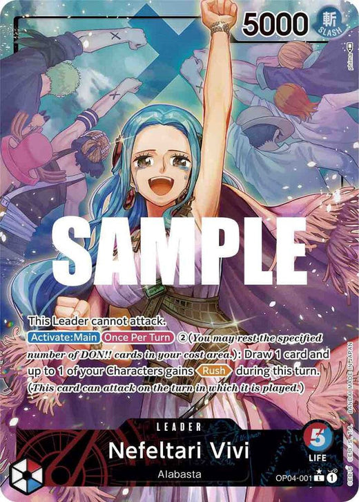 Nefeltari Vivi (001) (Alternate Art) OP04-001 L Foil