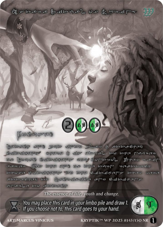 Ostara, Ritual de primavera (Idioma críptico de plata) Rara noble 143