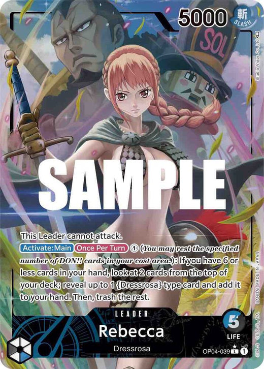 Rebecca (039) (Alternate Art) OP04-039 L Foil