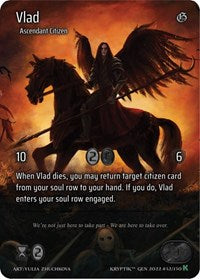 Vlad (Full Art) | Genesis [Kickstarter] | Common | Unspecified | #42