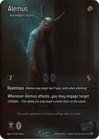 Alemus (Full Art) | Genesis [Kickstarter] | Rare | Unspecified | #47