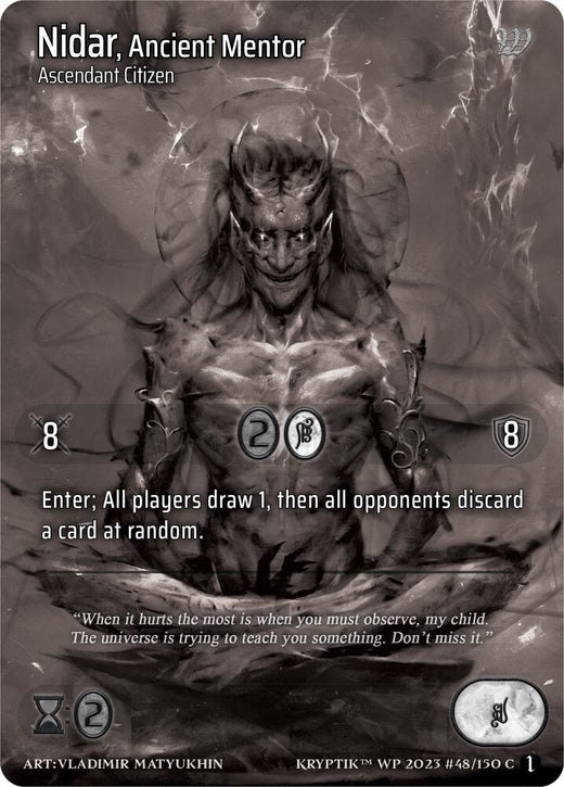 Nidar, Mentor Ancestral (Cosmo Foil) 48 Común