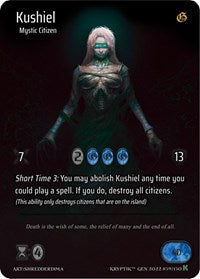 Kushiel (Full Art) | Genesis [Kickstarter] | Rare | Unspecified | #59
