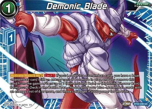 Demonic Blade BT22-036 Uncommon