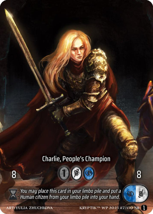 Charlie, Campeón del pueblo (Topper de caja) (Lámina de cristal) 7 Rara noble