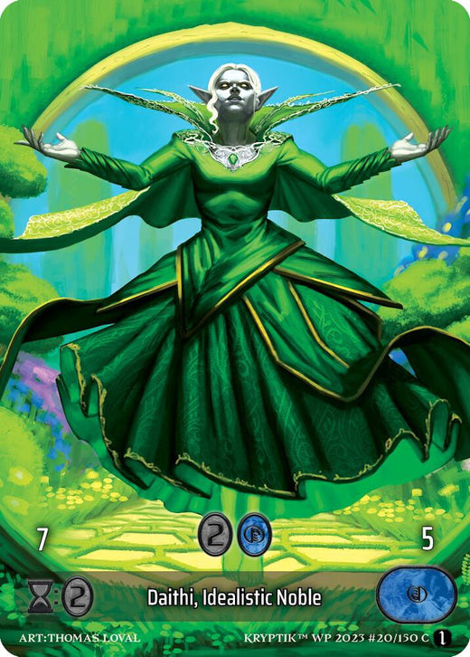 Daithi, noble idealista (remate de caja) (lámina de cristal) 20 Común