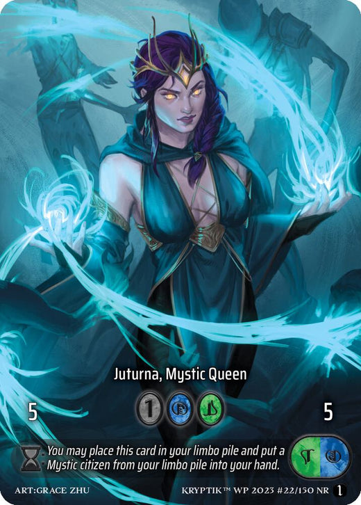 Juturna, Reina Mística (Cobertor de Caja) (Lámina de Cristal) 22 Rara Noble