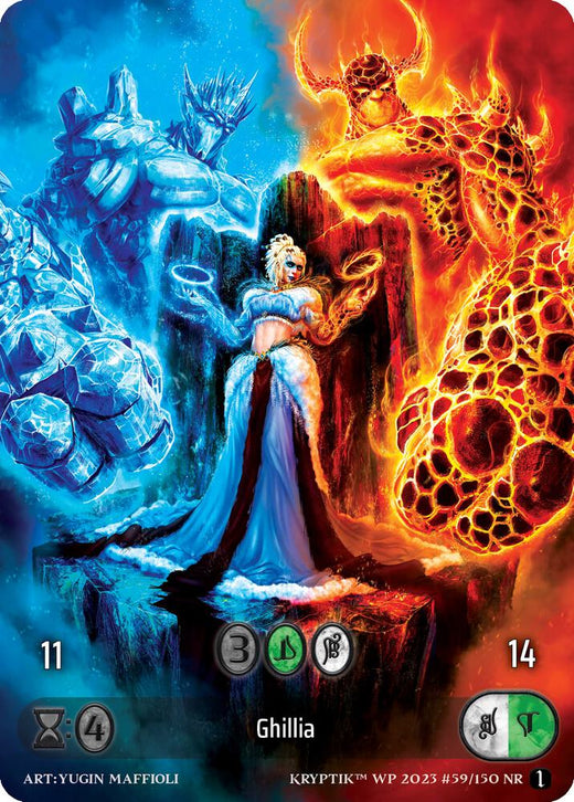 Ghillia (Remate de Caja) (Lámina de Cristal) 59 Rara Noble