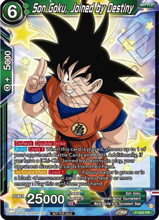Son Goku, Joined by Destiny (Zenkai Series Tournament Pack Vol.5) P-525 Promo