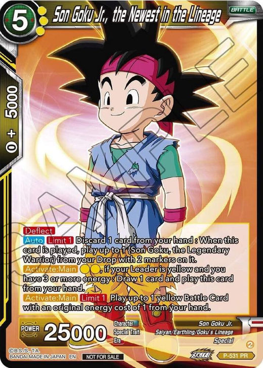 Son Goku Jr., the Newest in the Lineage (Zenkai Series Tournament Pack Vol.5) P-531 Promo