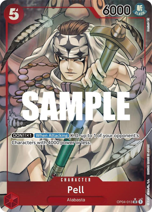 Pell (Alternate Art) OP04-013 SR Foil