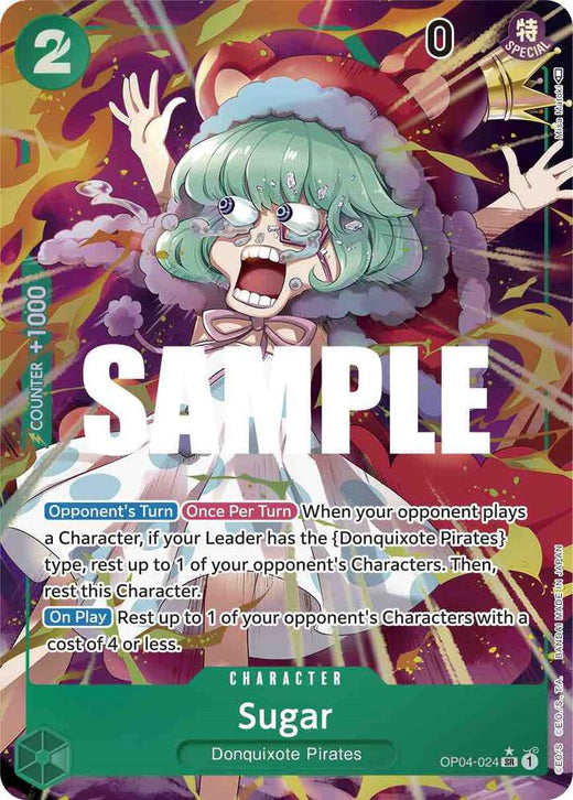 Sugar (Alternate Art) OP04-024 SR Foil
