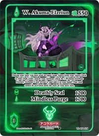 W. Akuma-Elzriun (Extended Art) | Trials of Ikithia [1st Edition] | Extended Art | Unspecified | #TI-054-EX