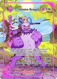 Akuma-Sengru (Full Art) | Trials of Ikithia [1st Edition] | Full Art | Unspecified | #TI-003-FA