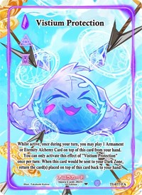 Vistium Protection (Full Art) | Trials of Ikithia [1st Edition] | Full Art | Unspecified | #TI-077-FA