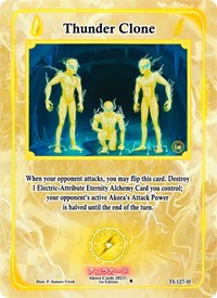 Thunder Clone (Holo) | Trials of Ikithia [1st Edition] | Holo | Unspecified | #TI-127-H