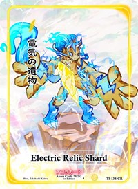 Electric Relic Shard (Character Rare) (Serial Numbered) | Trials of Ikithia [1st Edition] | Character Rare | Unspecified | #TI-134-CR